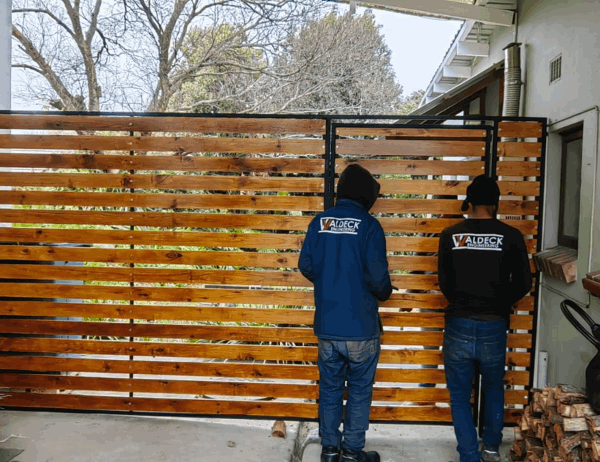 Fence with Pedestrian Gate