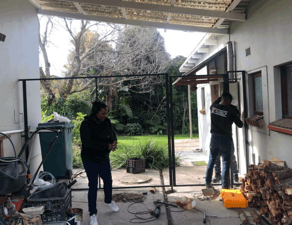 Fence with Pedestrian Gate