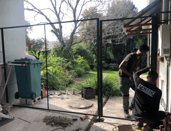 Fence with Pedestrian Gate