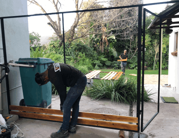 Fence with Pedestrian Gate